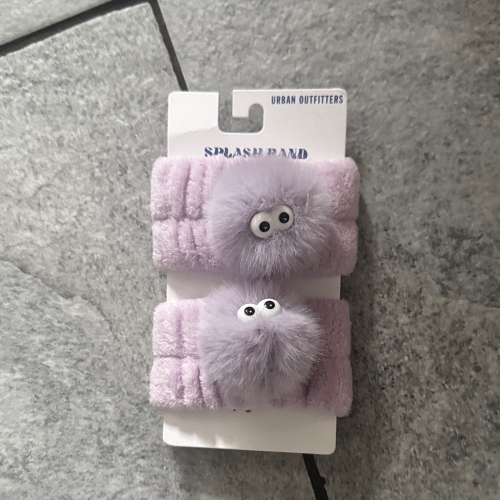 Urban Outfitters Kids' Lavender Fuzzy Hair Bands